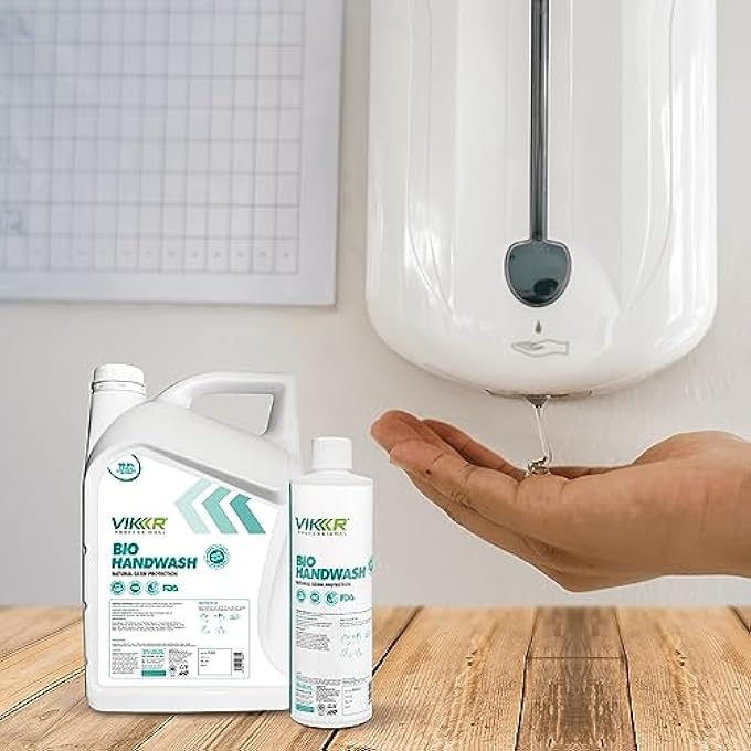 VIKR BIO HANDWASH - BIODEGRADABLE FORMULA FOR THOROUGH GERM DEFENSE, SKIN-FRIENDLY, ECO-FRIENDLY HYGIENE SOLUTION - BIO HANDWASH WITH NATURAL INGREDIENTS - Image 2